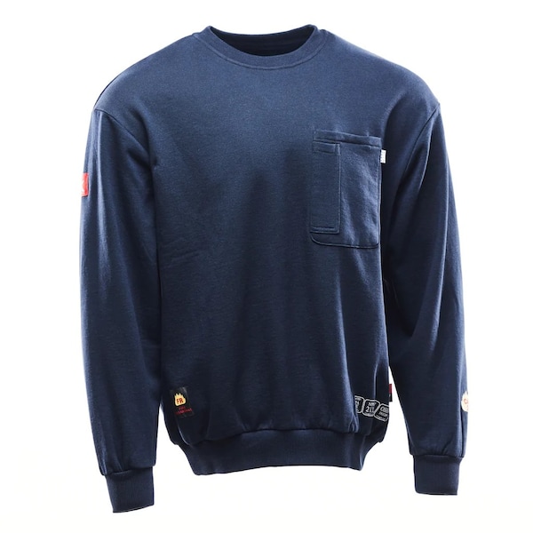 Kontra Uniforms Navy Crew Neck Sweatshirt M KON1305 - main